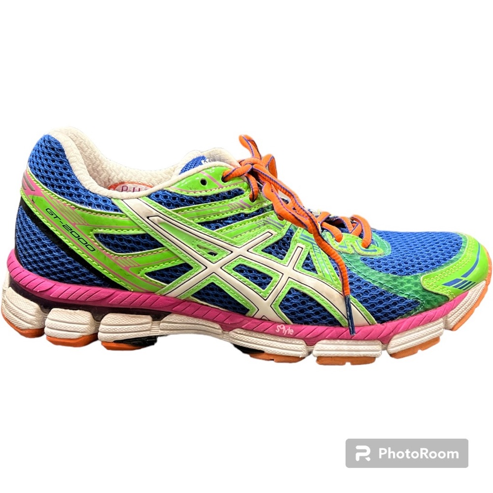 GREAT COLORS! Women’s Asics Gel GT-2000 running shoes sneakers 8 Excellent!